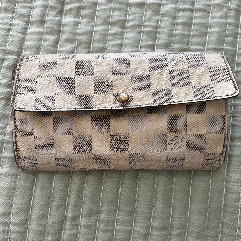 Louis Vuitton Damier Azur Cream wallet - Picture 1 of 7
